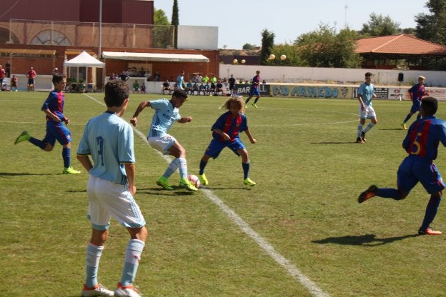 Un momento de la final del pasado año entre Celta de Vigo y Barcelona. :: 