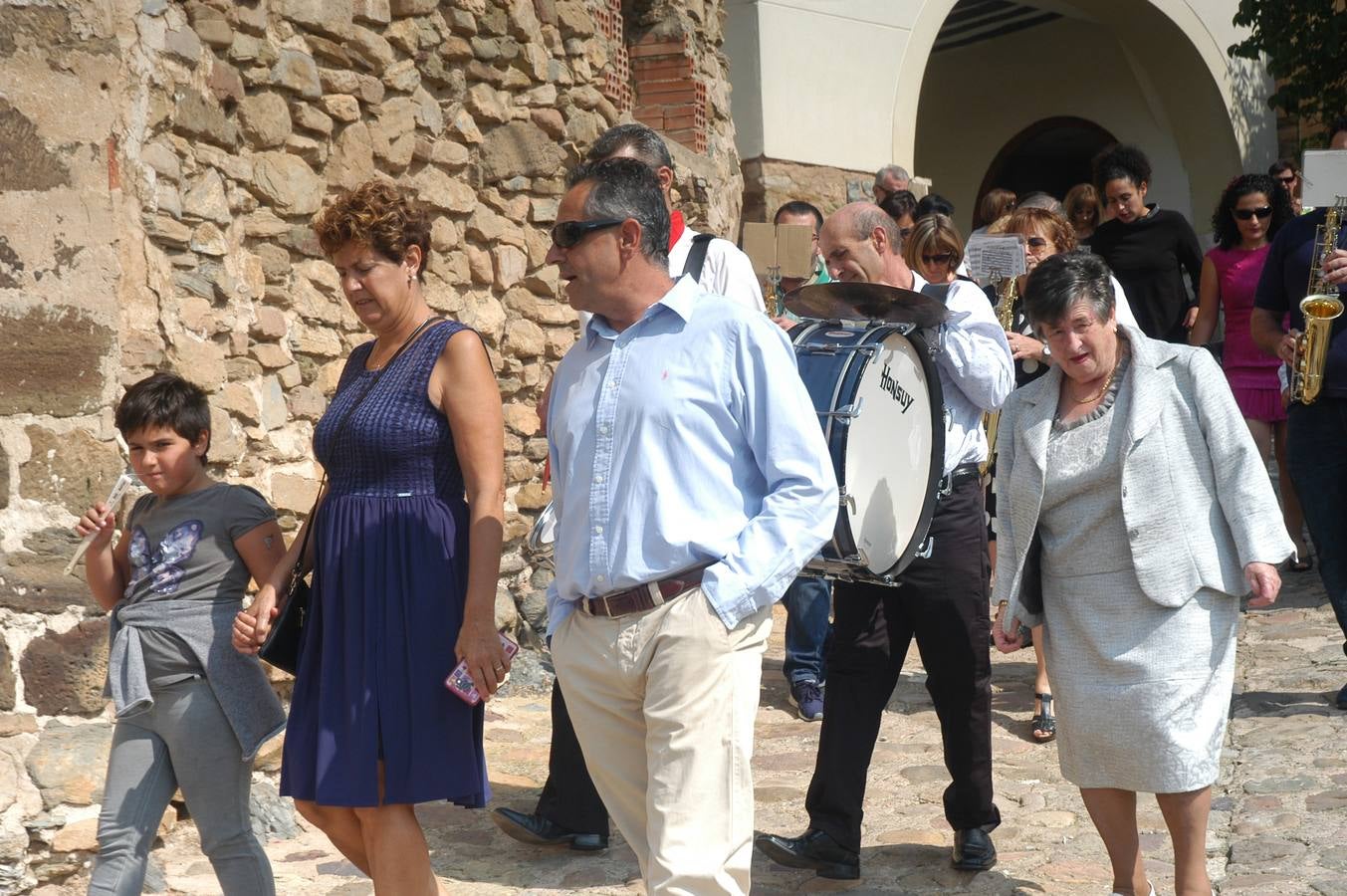 Procesion de Virgen de la Antigua en Grávalos