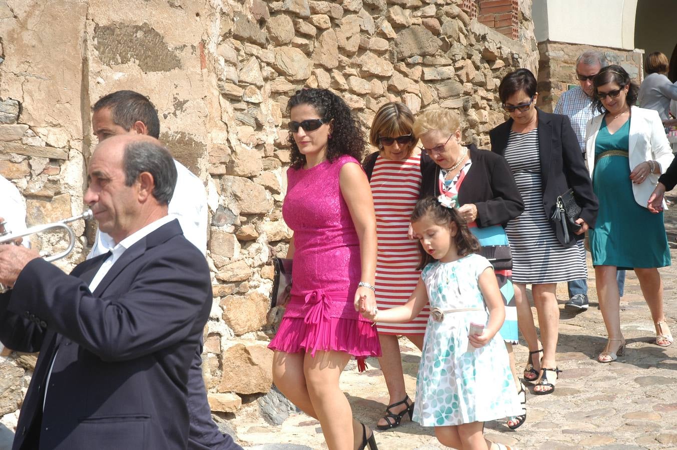 Procesion de Virgen de la Antigua en Grávalos