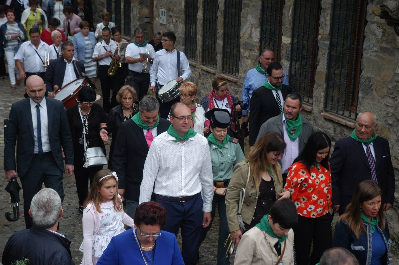 Imágenes de la procesión que se celebró en Cornago en honor a la Virgen de la Soledad.