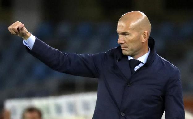 Zinedine Zidane, técnico del Real Madrid