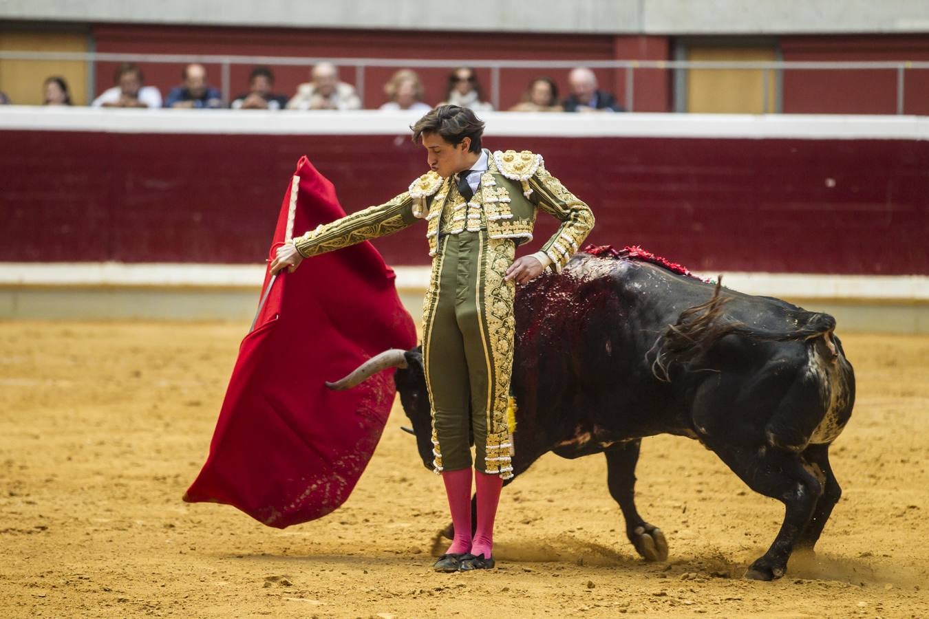 Hermoso, Talavante y Roca Rey, en el festejo