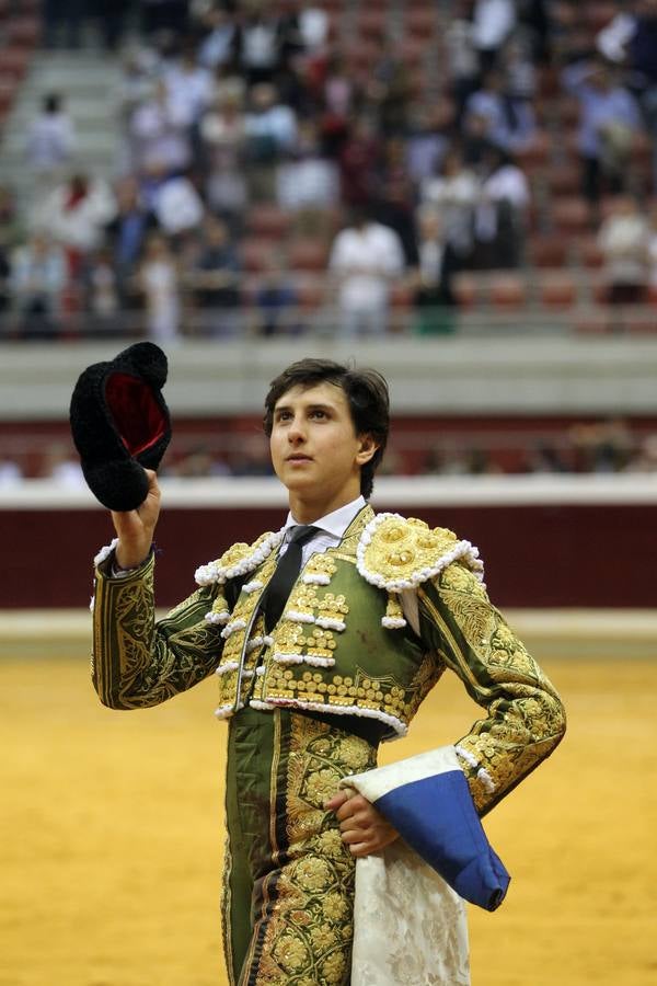 Hermoso, Talavante y Roca Rey, en el festejo