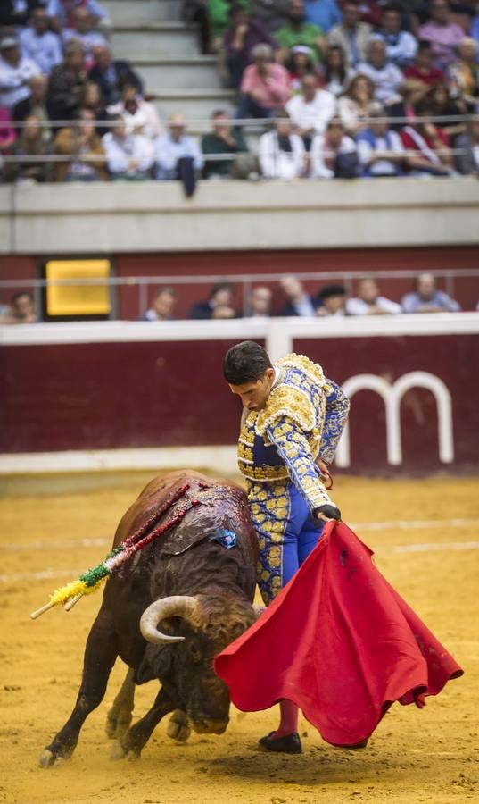 Hermoso, Talavante y Roca Rey, en el festejo