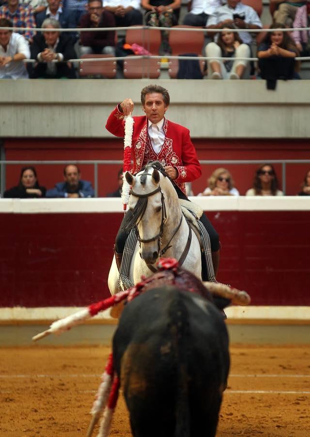 Hermoso, Talavante y Roca Rey, en el festejo