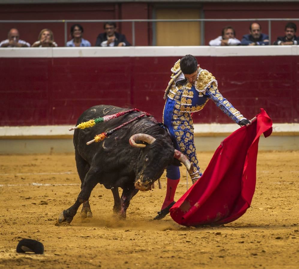 Hermoso, Talavante y Roca Rey, en el festejo