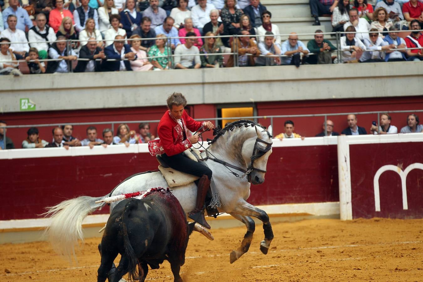 Hermoso, Talavante y Roca Rey, en el festejo