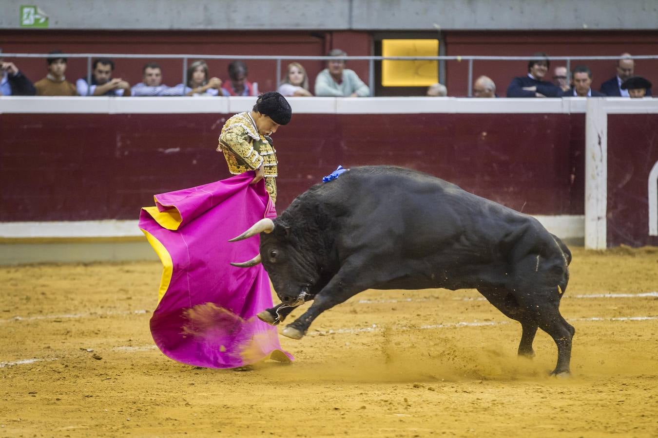 Hermoso, Talavante y Roca Rey, en el festejo