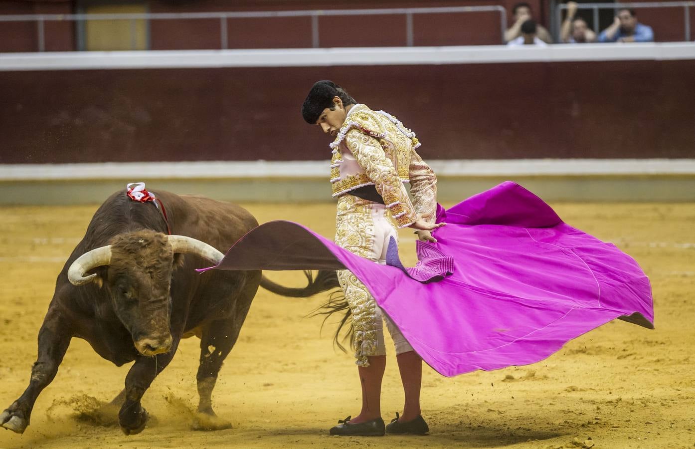 Ponce, Garrido y Adame fueron los protagonistas de la jornada taurina de ayer.