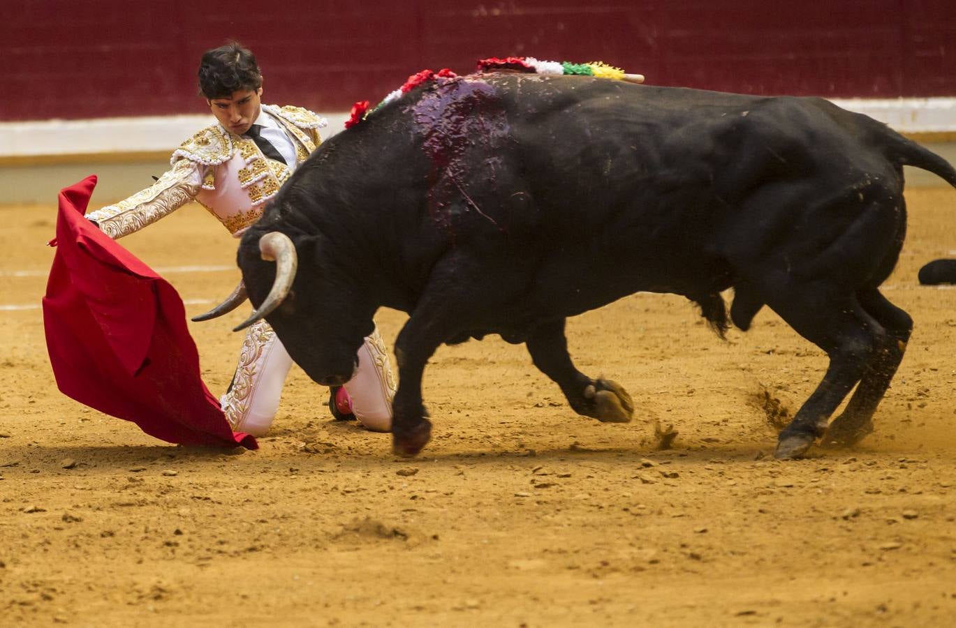 Ponce, Garrido y Adame fueron los protagonistas de la jornada taurina de ayer.