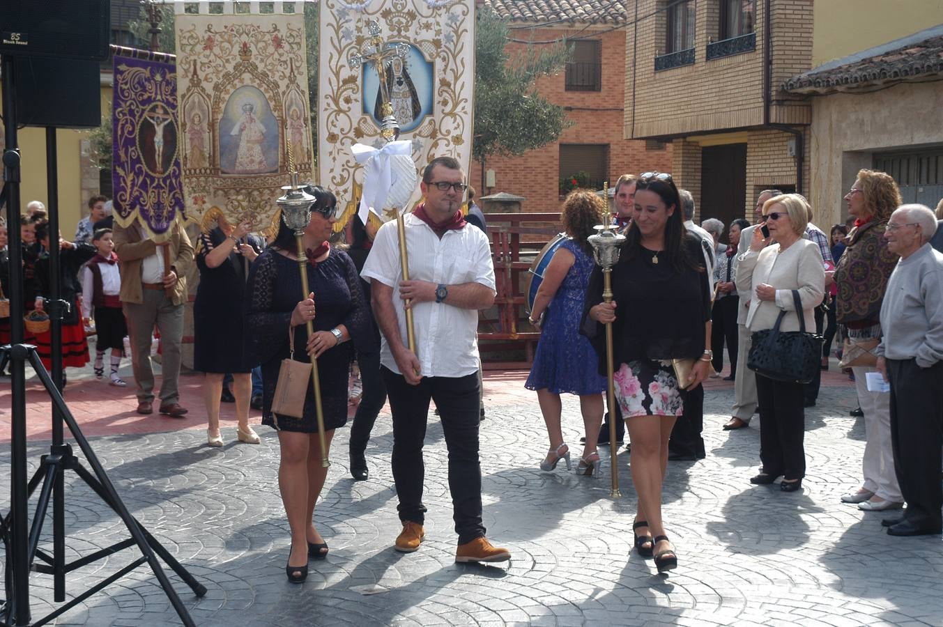 Pisado de uva y procesión de Acción de Gracias y Virgen de la Antigua en Rincón de Olivedo