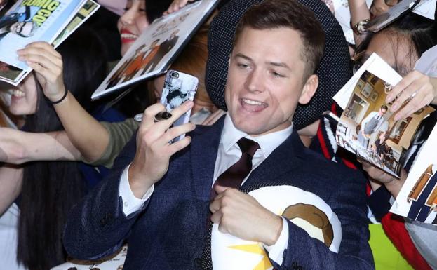 Taron Egerton, protagonista de 'Kingsman: El círculo de oro'.