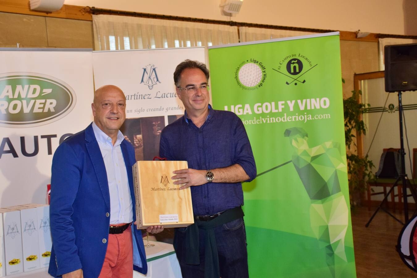 Imágenes de la entrega de premios del Torneo Martínez Lacuesta, de la Liga de Golf y Vino de lomejordelvinoderioja.com.