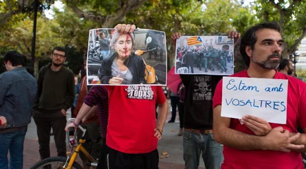 CACEROLADA EN LOGROÑO «CONTRA LA REPRESIÓN»