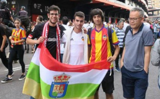 Prohíben entrar en Mestalla la bandera riojana