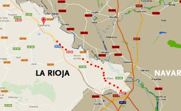 Fomento inicia la redacción de la duplicación de la N-232 entre Calahorra y el límite con Navarra