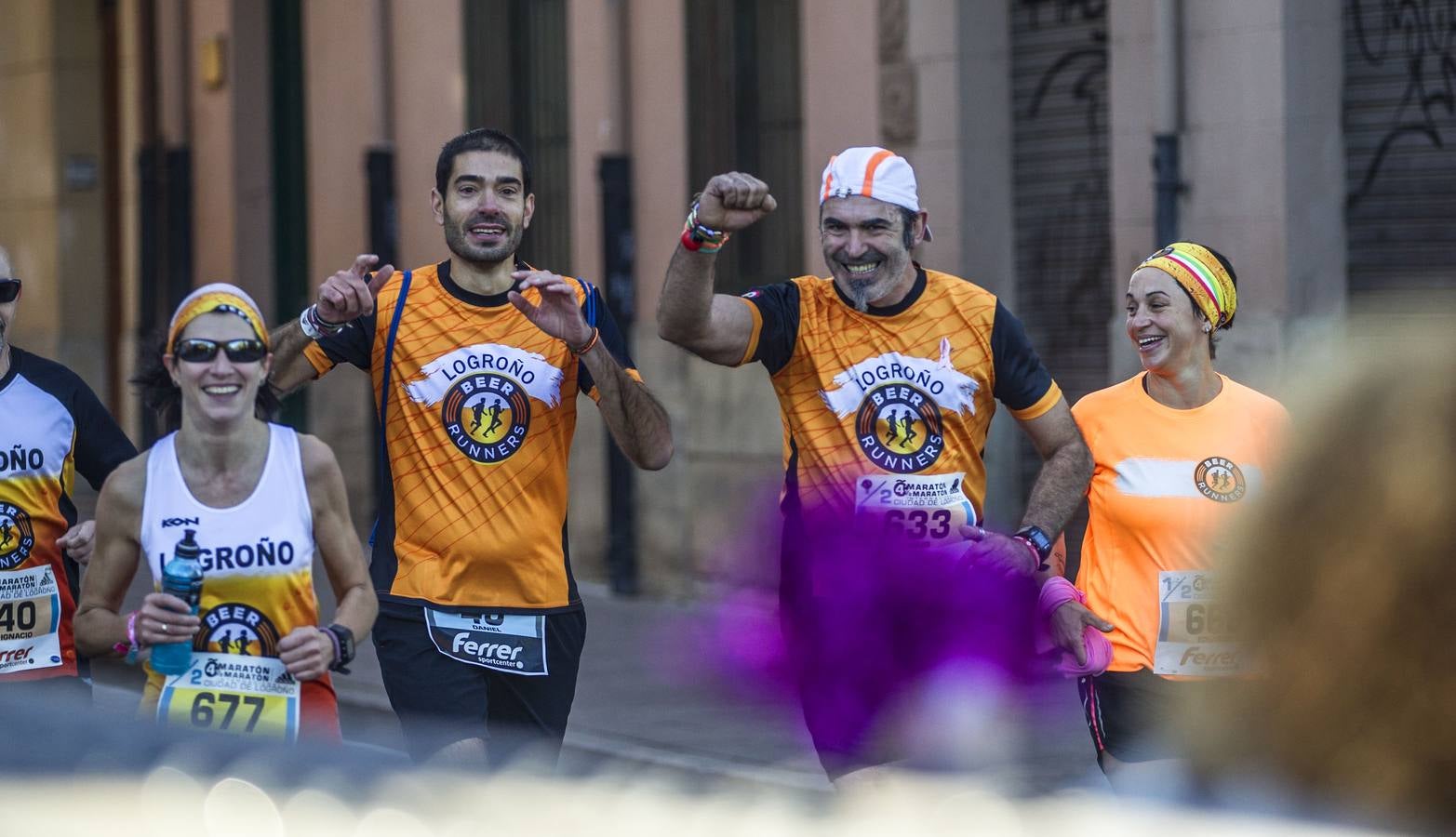 MIl doscientos atletas han participado hoy en esta carrera que se ha celebrado en el centro de Logroño.