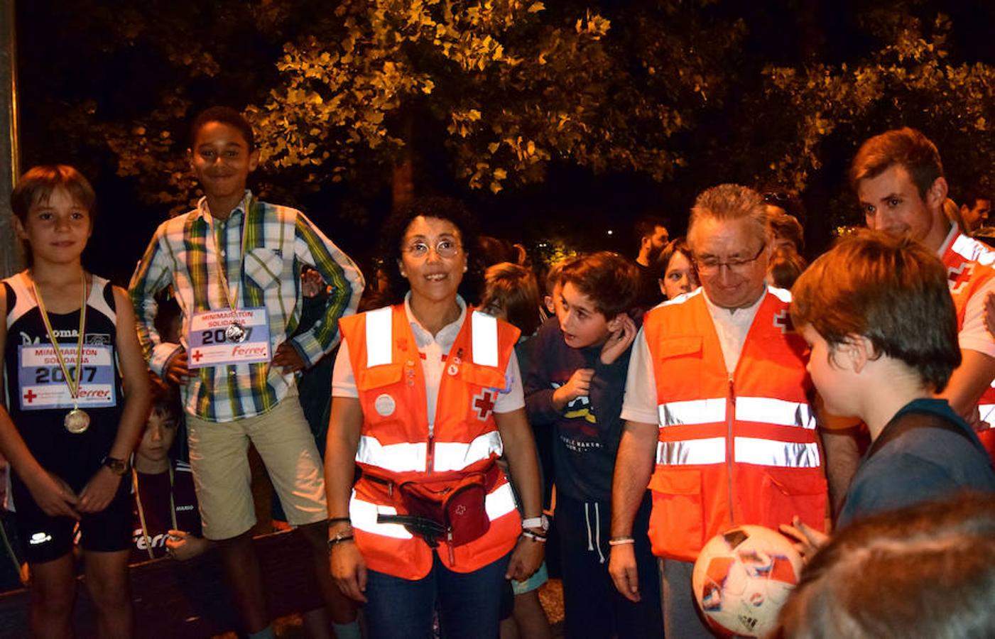 Alrededor de 300 niños tomaron parte en los actos paralelos relacionados con la Maratón que este domingo se celebra en Logroño. Amor por el deporte, participación, saber perder y también ganar... 