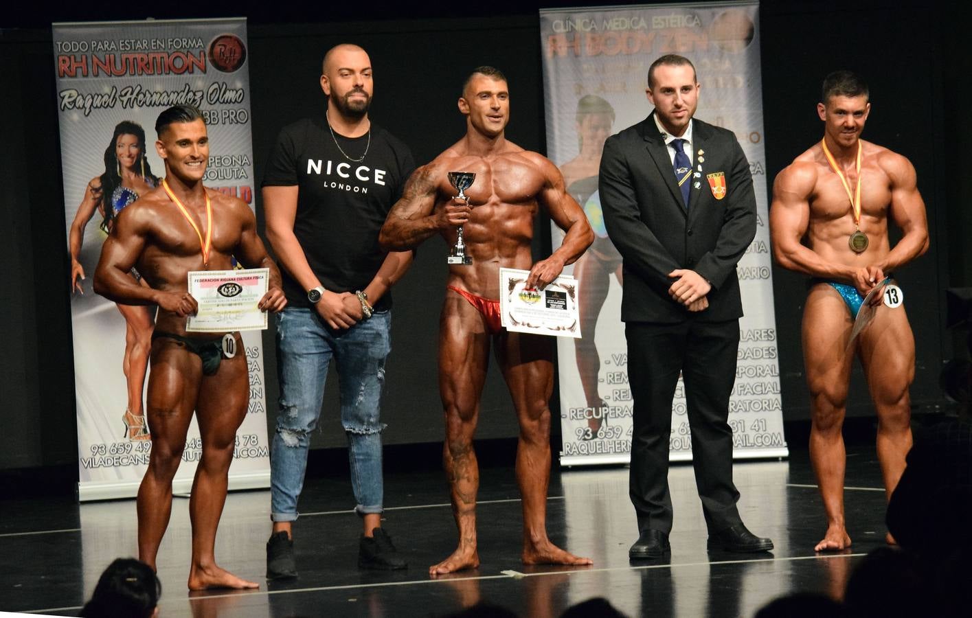 El Auditorio del Ayuntamiento de Logroño acogió el primer Trofeo Nacional de La Rioja y el tercer Campeonato de La Rioja de culturismo.