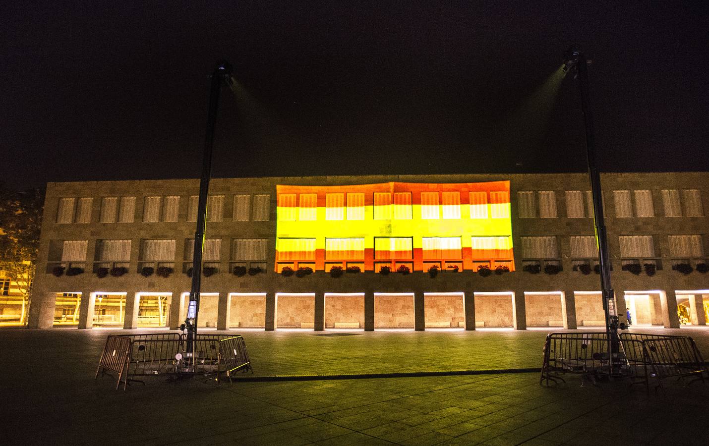 El encendido puede verse este jueves de nuevo ya que se debe a la festividad del Día de la Hispanidad