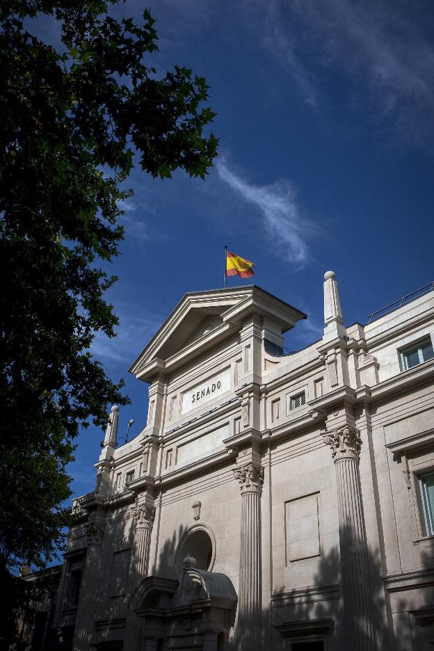 Sede del Senado, en la Plaza de la Marina de Madrid. :: Alberto Ferreras