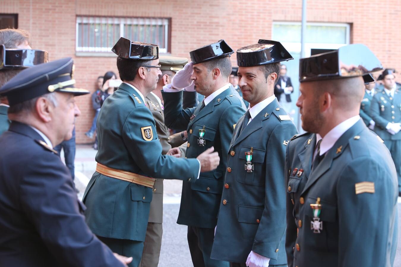 Las imágenes del acto en el cuartel de la Guardia Civil de Logroño