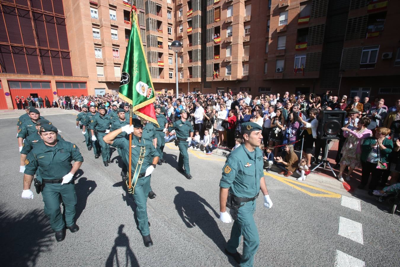 Las imágenes de la celebración en el cuartel de la Guardia Civil en Logroño