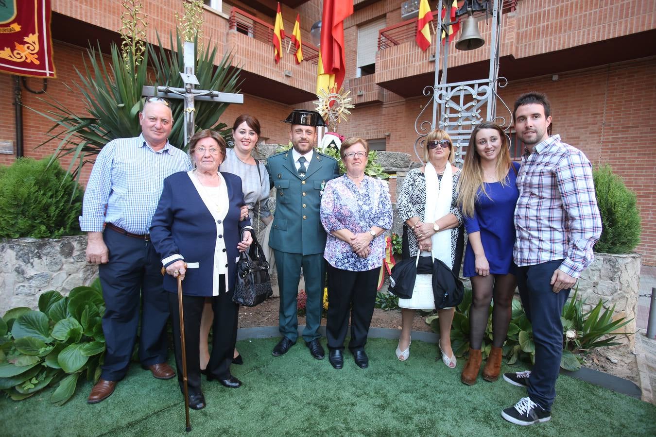 Las imágenes de la celebración en el cuartel de la Guardia Civil en Logroño