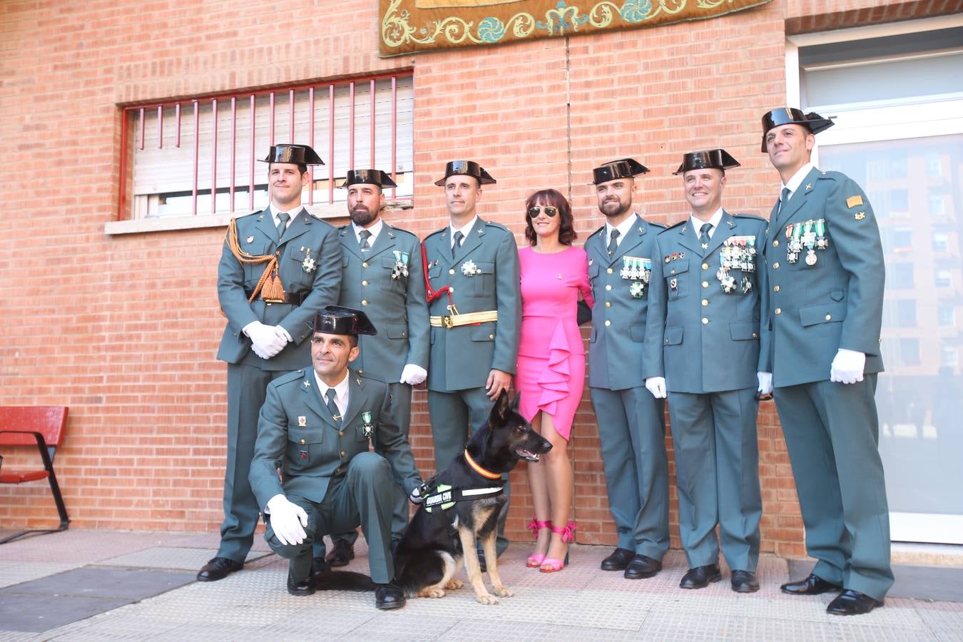 Las imágenes de la celebración en el cuartel de la Guardia Civil en Logroño