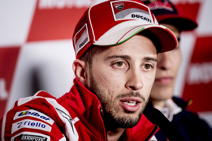 El piloto italiano de MotoGP Andrea Dovizioso.