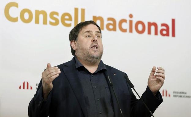 El líder de ERC y vicepresidente del Govern, Oriol Junqueras.