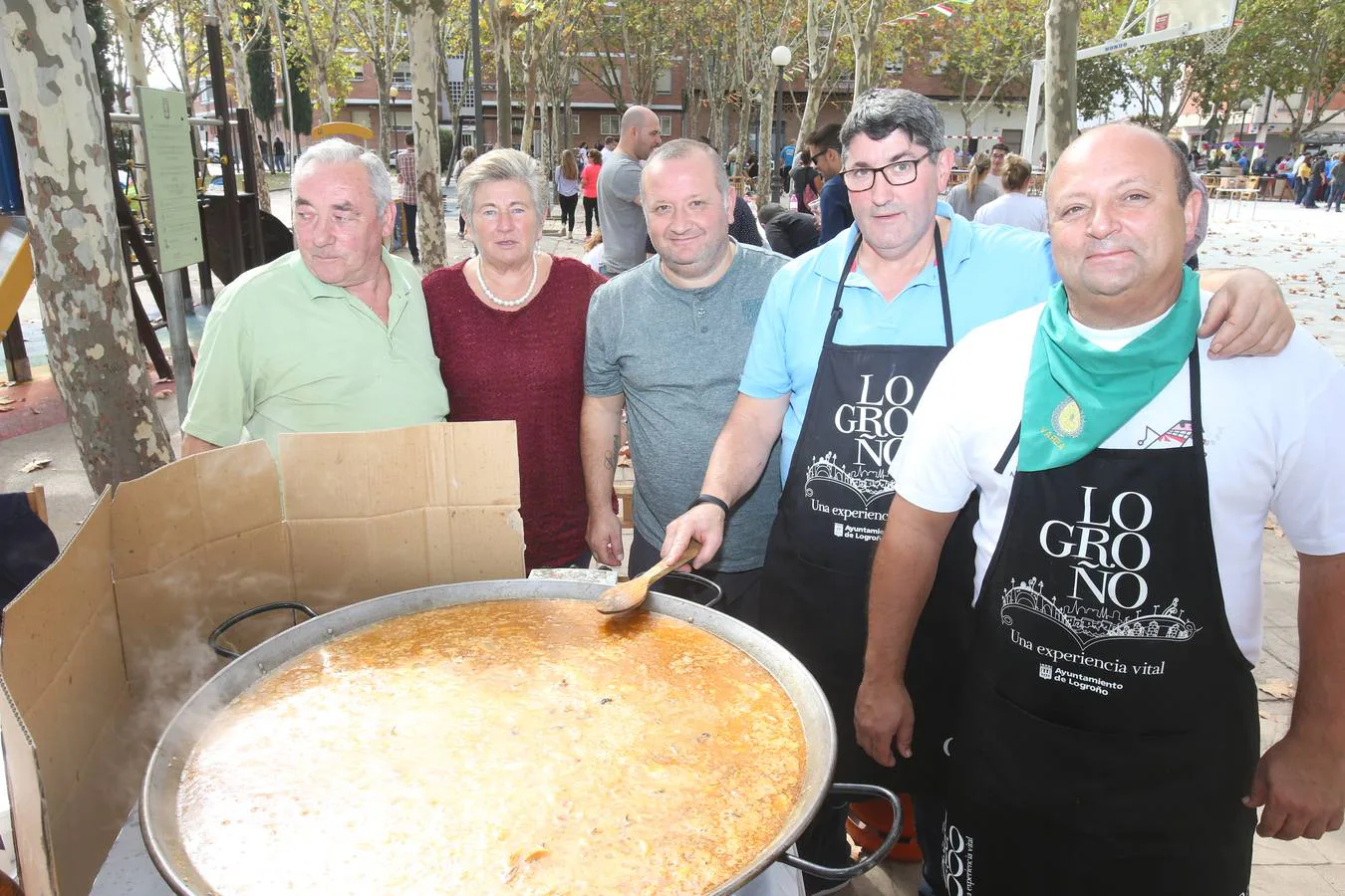 El barrio logroñés disfrutó de estos manjares dentro de sus fiestas