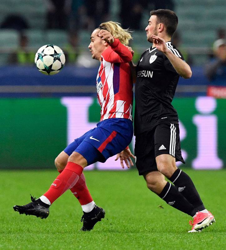 El conjunto que entrena Simeone empata en Bakú y sigue sin levantar cabeza en la Champions.