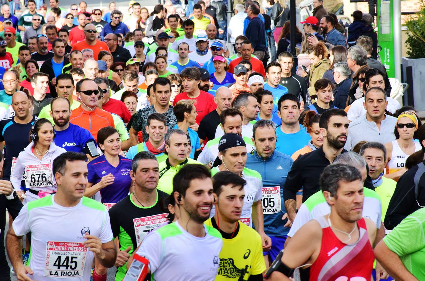 Gran jornada de atletismo en la ya tradicional Carrera Entreviñedos de Cenicero