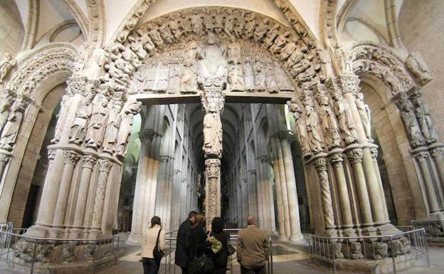 Pórtico de la Gloria de la Catedral de Santiago.