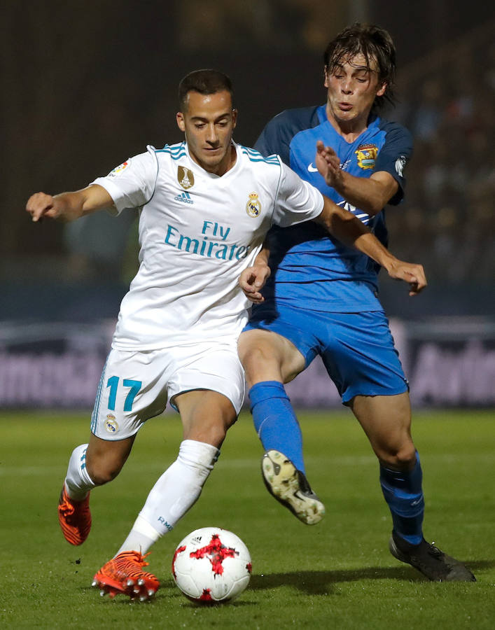 El Real Madrid venció por 0-2 con dos goles de penalti transformados por Asensio y Lúcas Vazquez. El 'Fuenla' aguantó el empate al descanso pero terminó derrotado en la segunda parte tras un gran desgaste físico. 