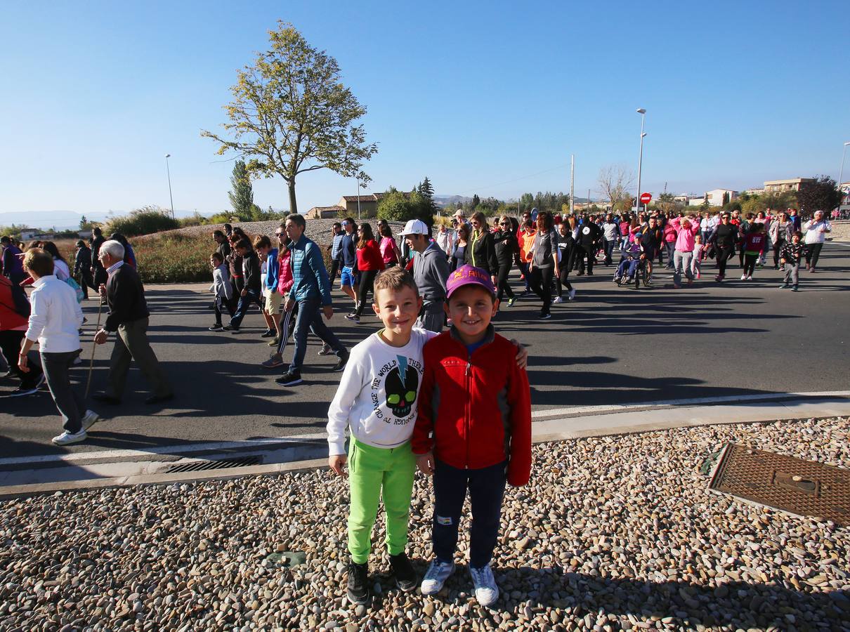 iel a su cita con la solidaridad, la tradicional marcha ASPACE ha echado a andar este domingo, 29 de octubre, desde el polideportivo municipal de Las Gaunas con la participación de alrededor de 3.000 personas que han querido apoyar esta iniciativa que pretende concienciar a la sociedad riojana sobre la realidad de las personas con parálisis cerebral.