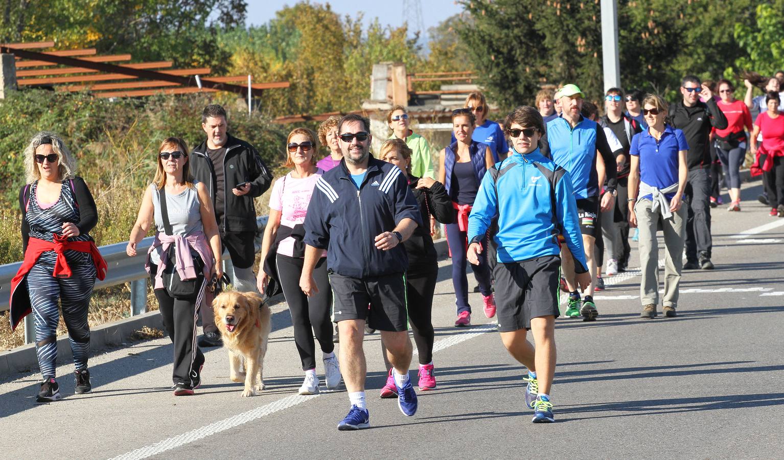 iel a su cita con la solidaridad, la tradicional marcha ASPACE ha echado a andar este domingo, 29 de octubre, desde el polideportivo municipal de Las Gaunas con la participación de alrededor de 3.000 personas que han querido apoyar esta iniciativa que pretende concienciar a la sociedad riojana sobre la realidad de las personas con parálisis cerebral.