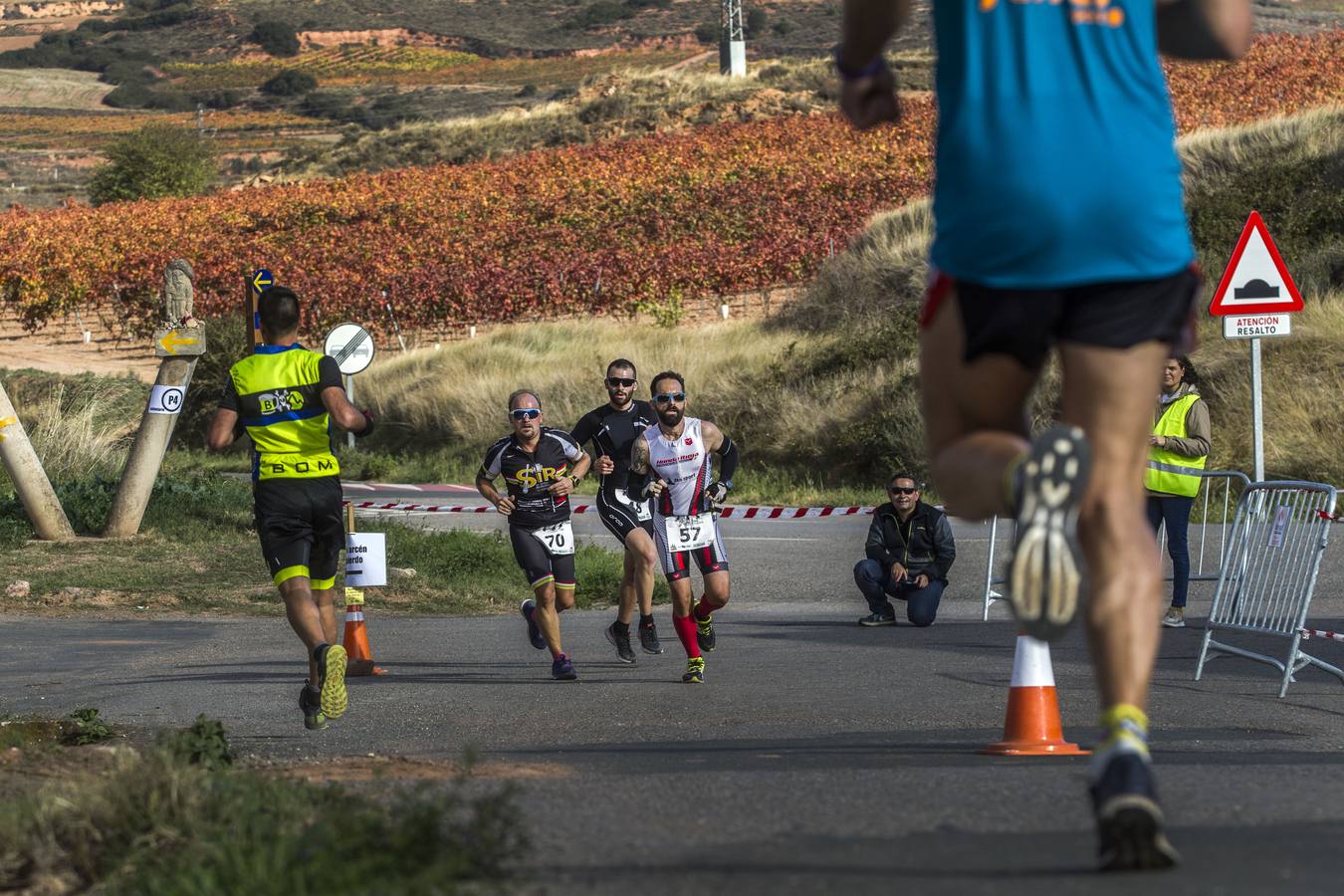 Un día magnífico ha acompañado a la celebración este domingo de la Duatlón de Moncalvillo, que ha dejado escenas preciosas