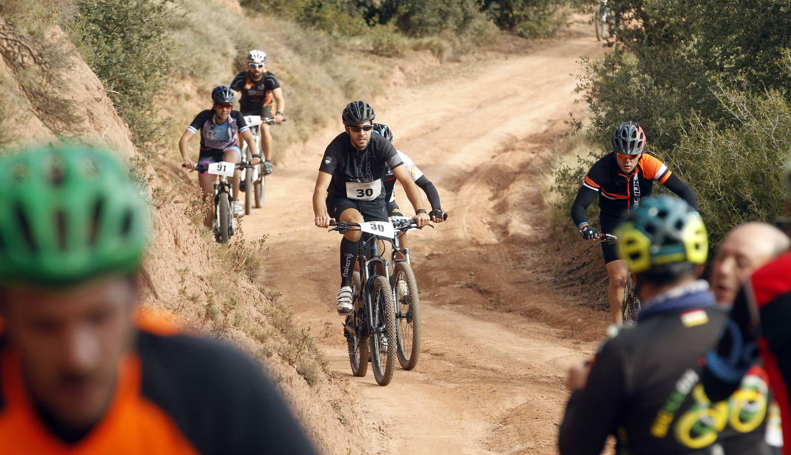 Un día magnífico ha acompañado a la celebración este domingo de la Duatlón de Moncalvillo, que ha dejado escenas preciosas