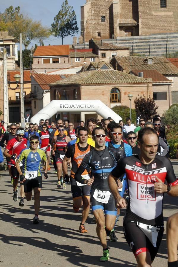 Un día magnífico ha acompañado a la celebración este domingo de la Duatlón de Moncalvillo, que ha dejado escenas preciosas