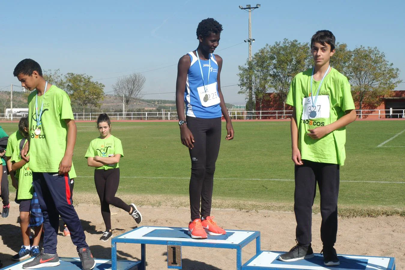 Decenas de niños participaron en Calahorra en la Olimpiada Interescolar Infantil.