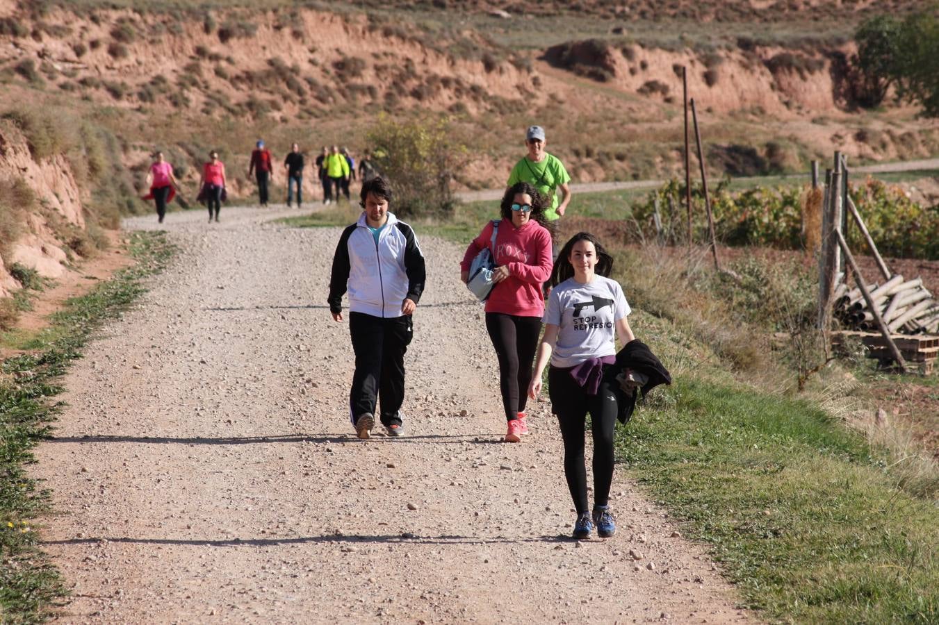 Unas 350 personas participan en la tercera Marcha del Camino del Rey