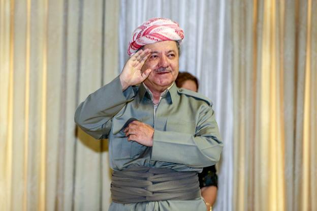 El presidente kurdo Masouf Barzani. :: r. c.