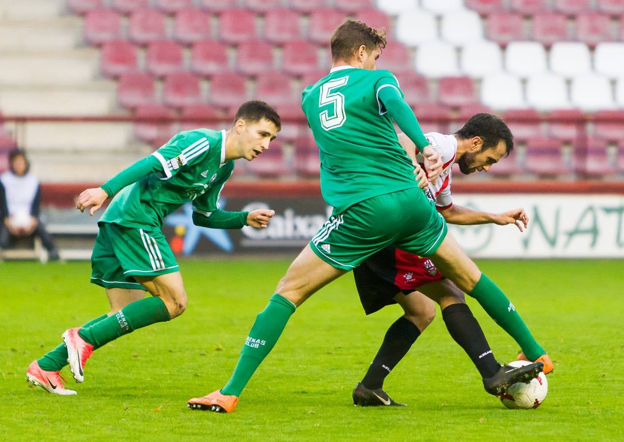 Los de Logroño no consiguieron pasar este domingo del empate (1-1)