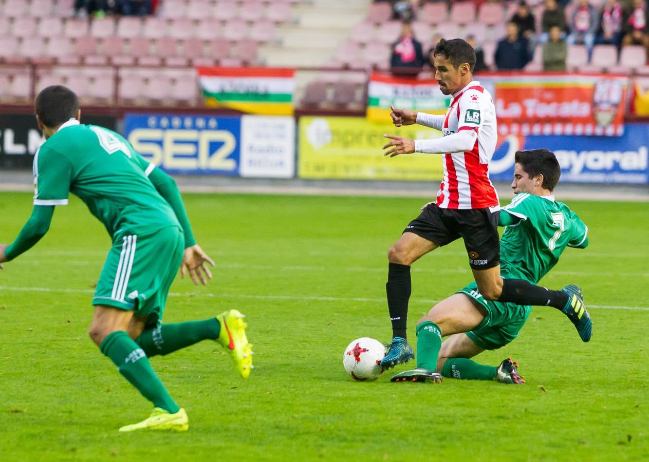 Los de Logroño no consiguieron pasar este domingo del empate (1-1)
