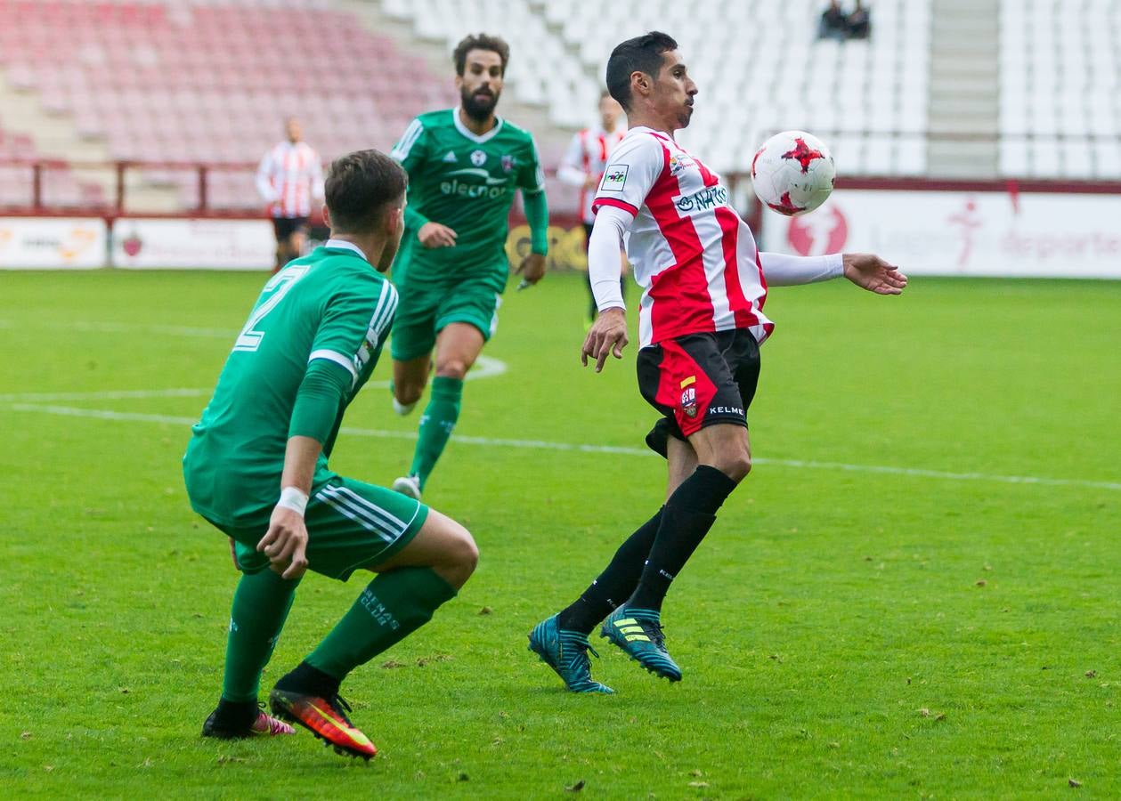 Los de Logroño no consiguieron pasar este domingo del empate (1-1)