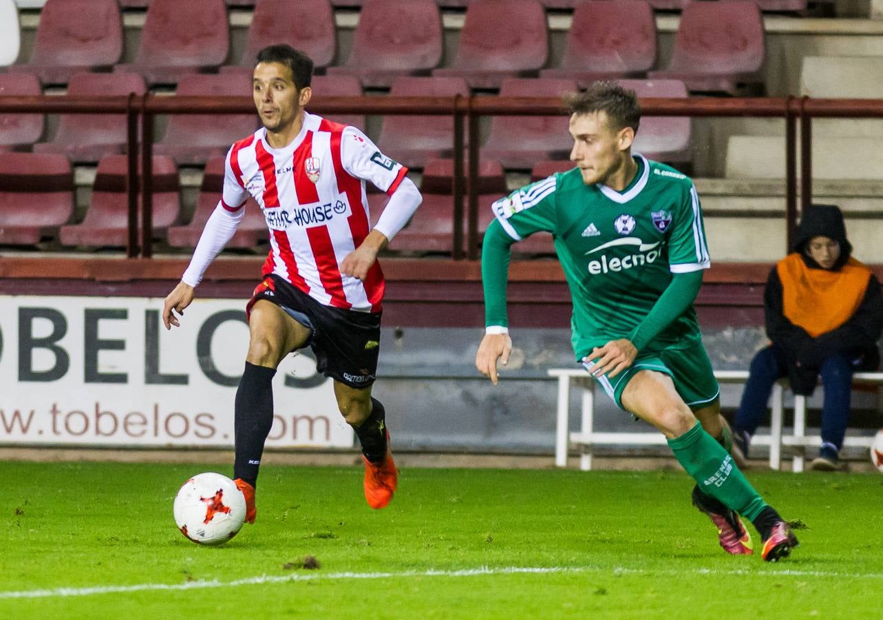 Los de Logroño no consiguieron pasar este domingo del empate (1-1)