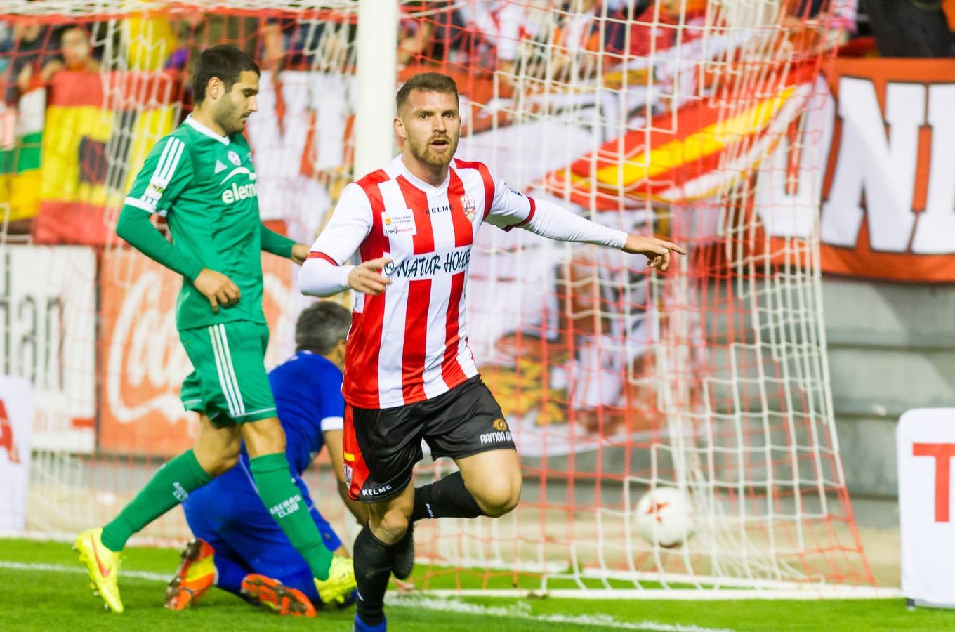 Los de Logroño no consiguieron pasar este domingo del empate (1-1)