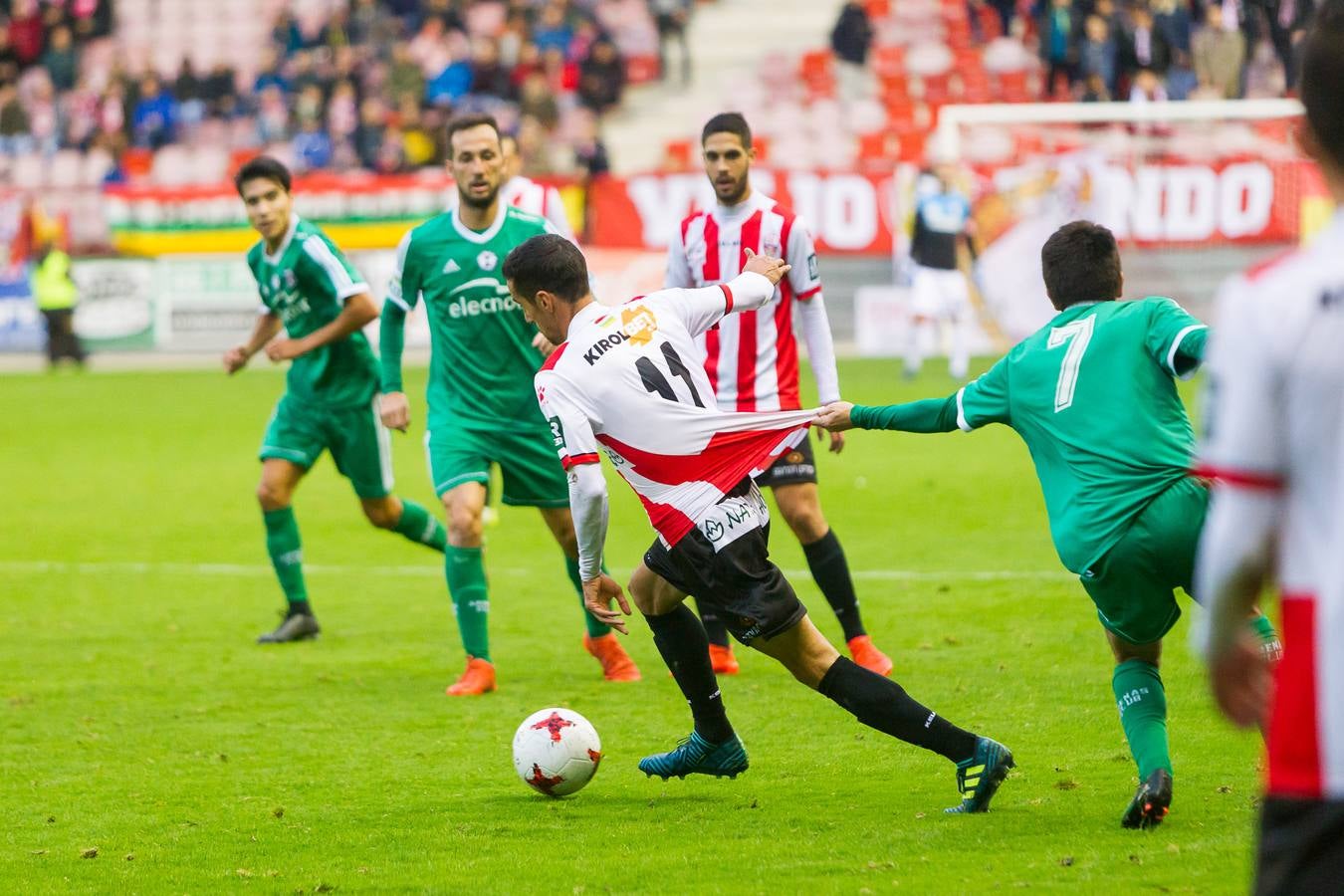 Los de Logroño no consiguieron pasar este domingo del empate (1-1)